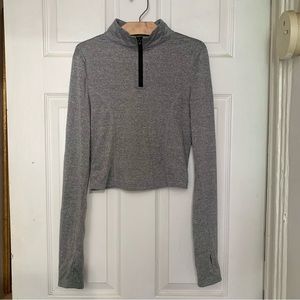 long sleeve crop top with thumb holes! Size S